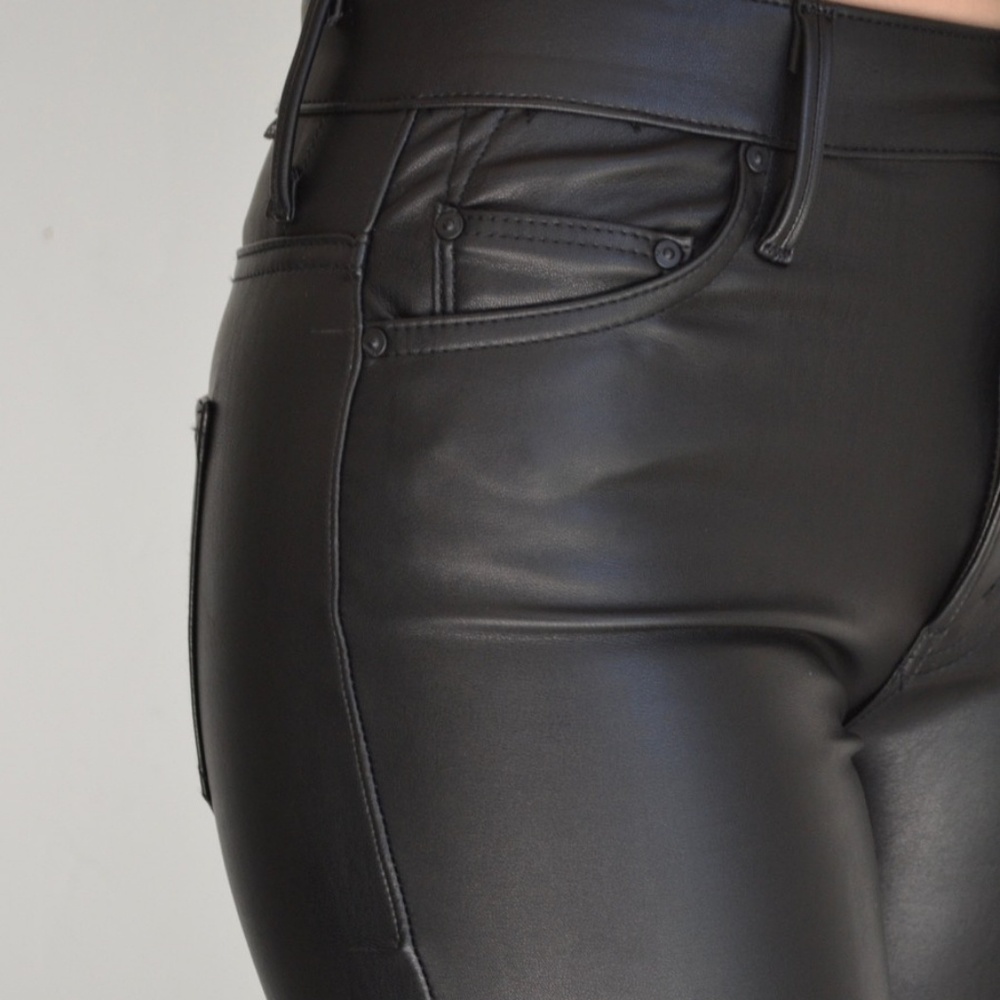 NWT The Insider Faux Leather Crop Bootcut Pant - Picture 3 of 5